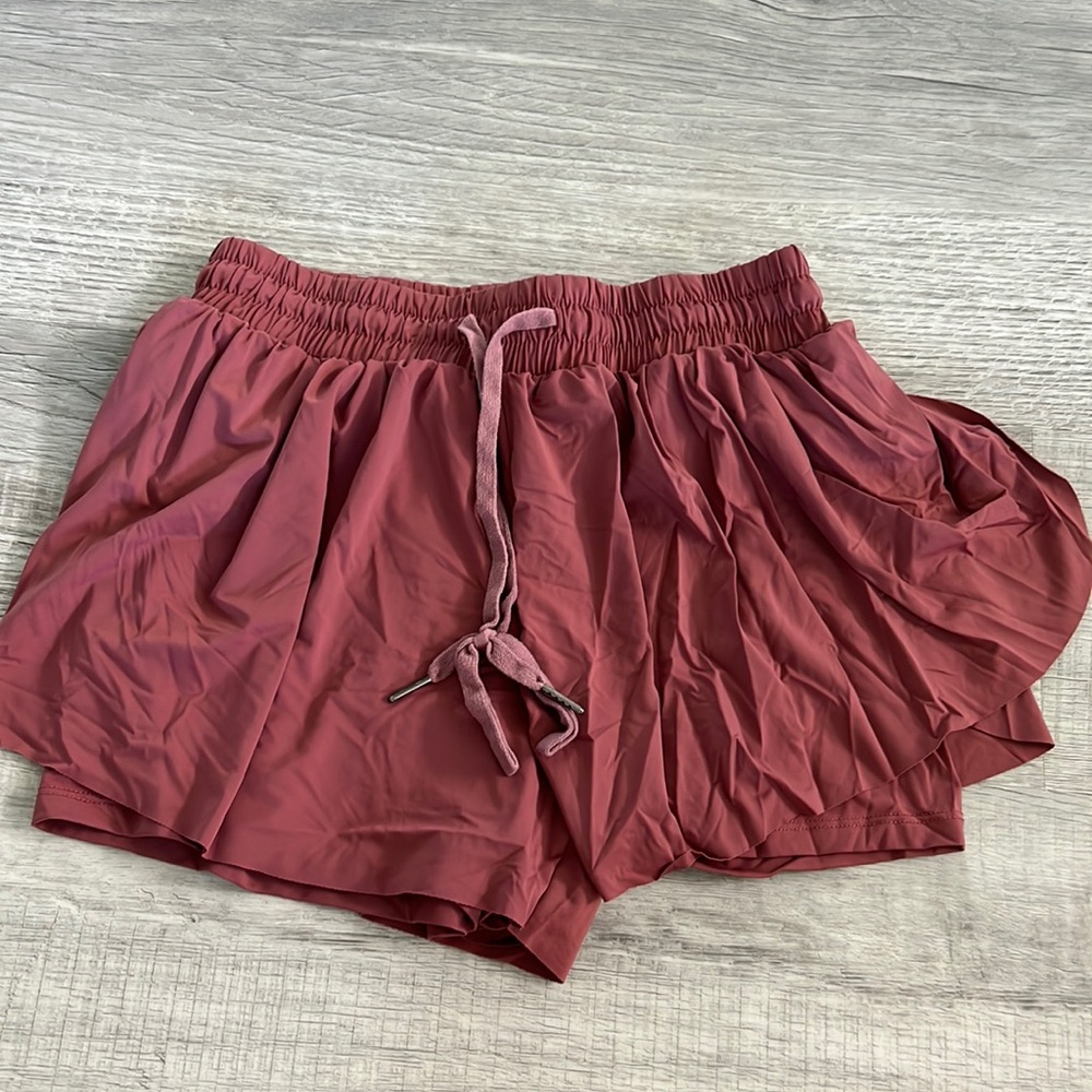 Pink Spandex Running Shorts